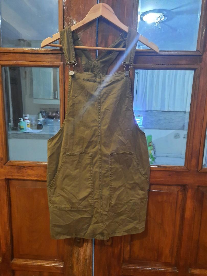 army green jumper dress ANINE BING Aurora Dress in Army Green main image 1