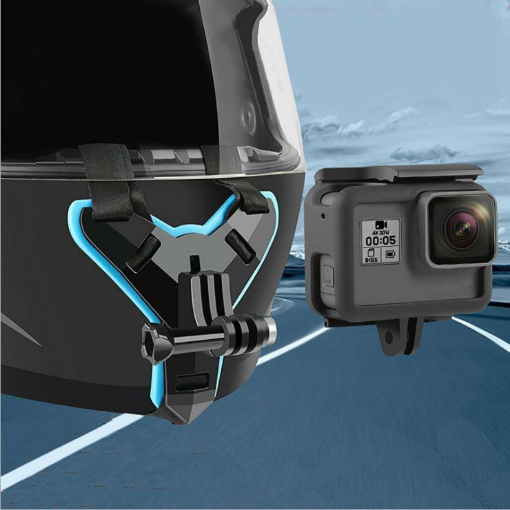 Gopro 電單車頭盔下巴支架motorcycle Helmet Chin Mount 摩托車頭盔下巴支架運動相機gopro配件gopro 配件 攝影器材 Carousell