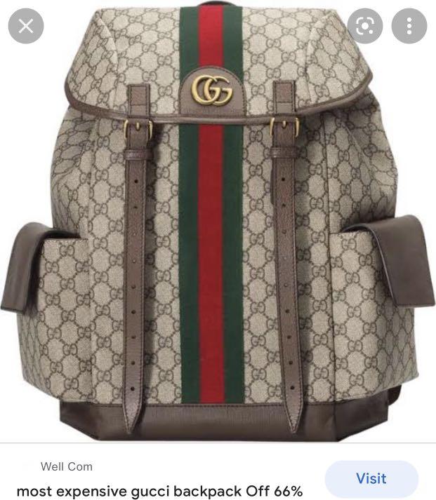 most expensive gucci backpack