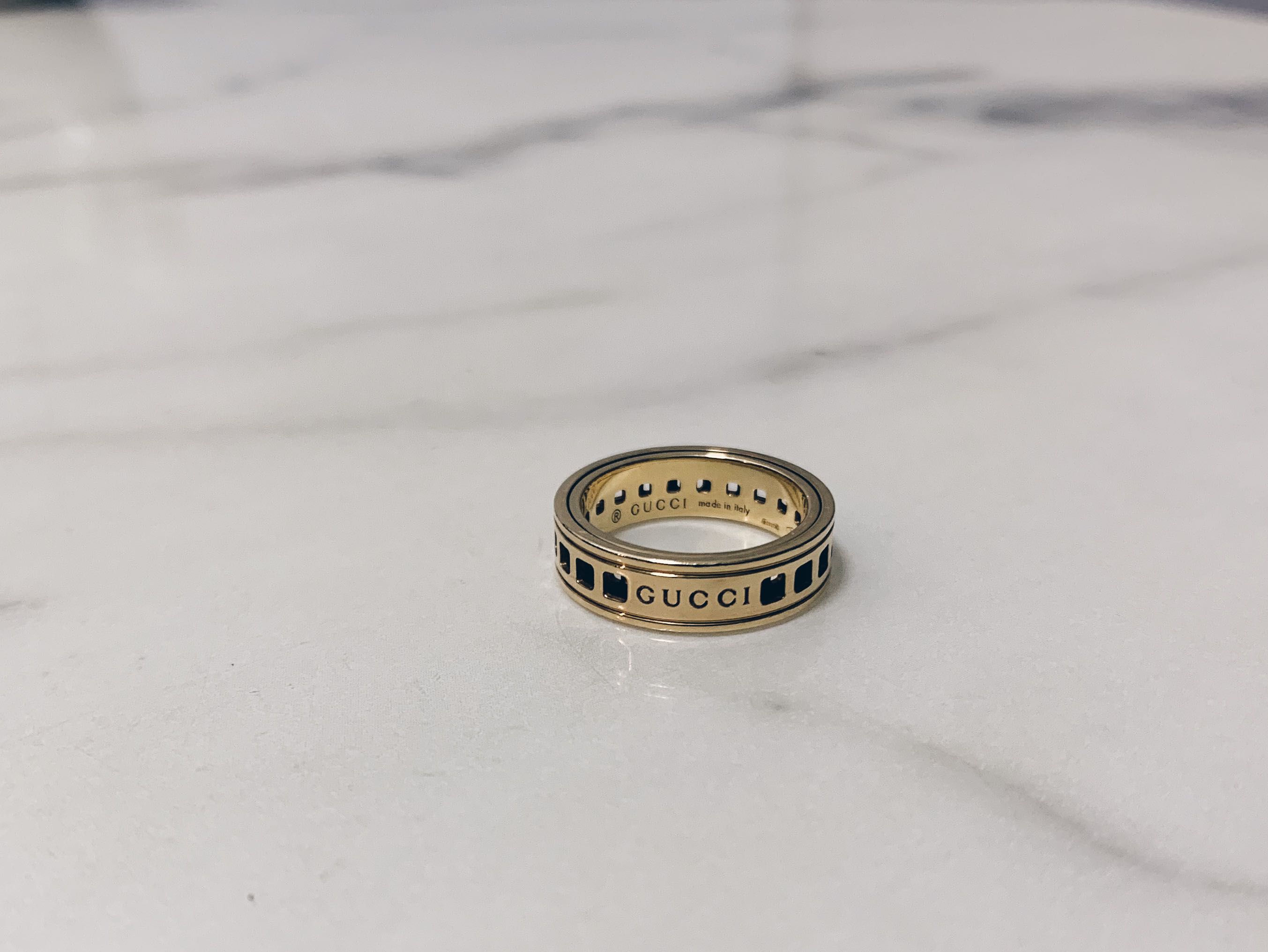 gucci womens ring gold