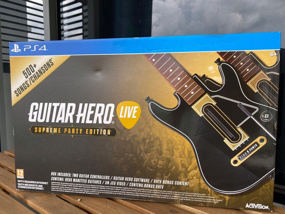 Rayo occidental No puedo leer ni escribir Guitar hero live supreme party edition for ps4, TV & Home Appliances, TV &  Entertainment, TV Parts & Accessories on Carousell