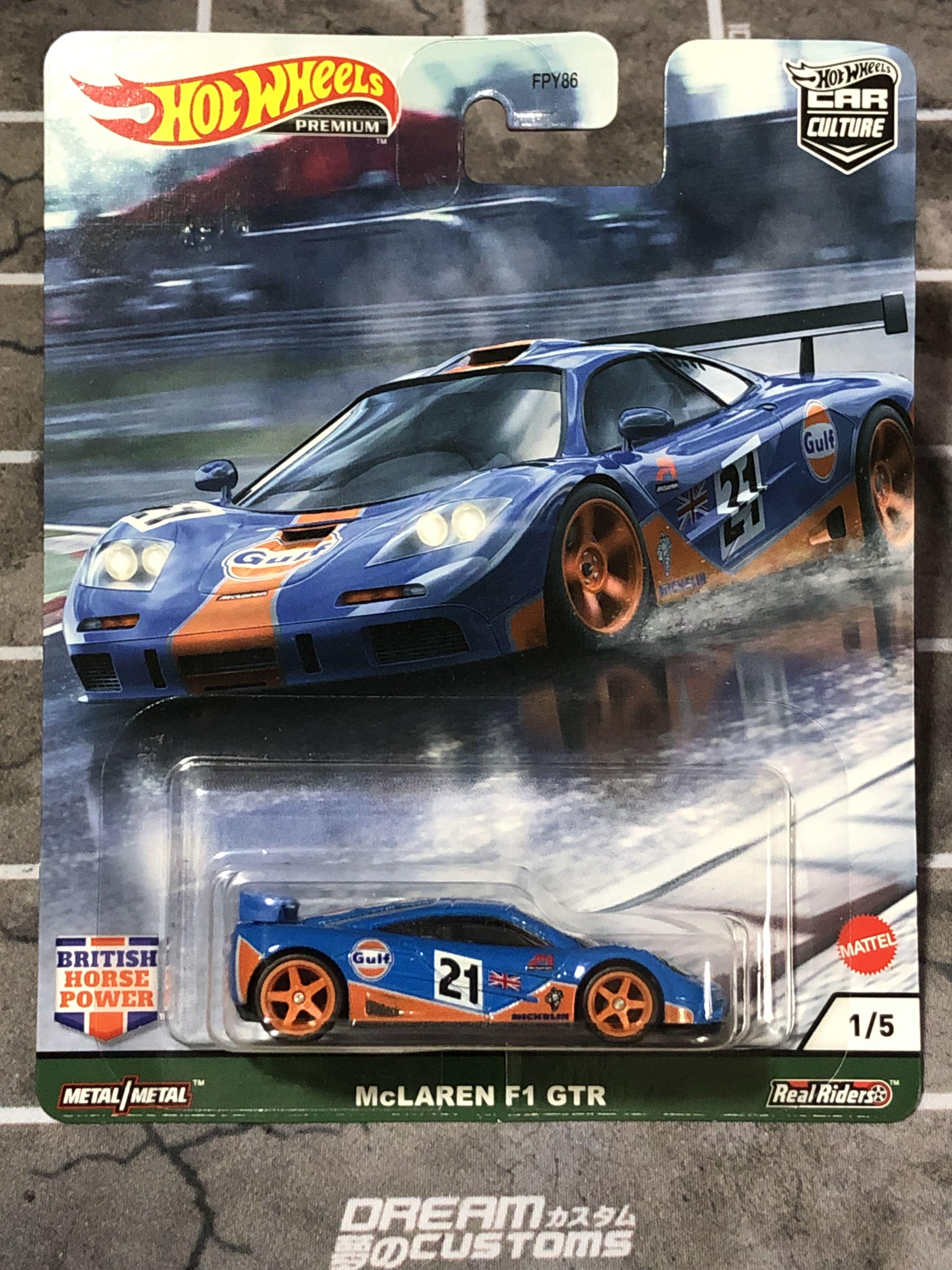 Hot Wheels Car Culture British Power McLaren F1 GTR Gulf Hobbies Toys Toys Games on Carousell