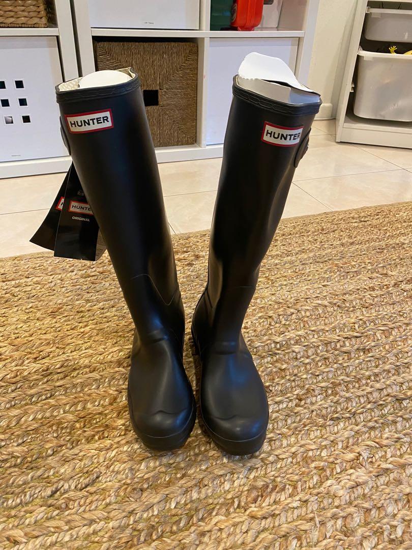 New Hunter Original tall Rain Boots size 37