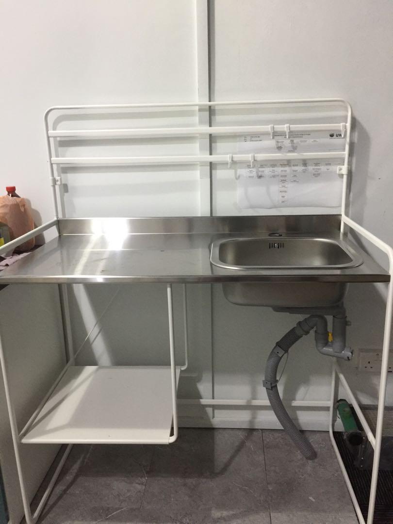 IKEA Portable Sink, Furniture & Home Living, Bathroom & Kitchen ...