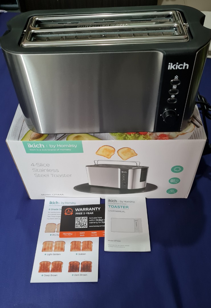 ikich 4Slice Toaster, TV & Home Appliances, Kitchen Appliances, Ovens