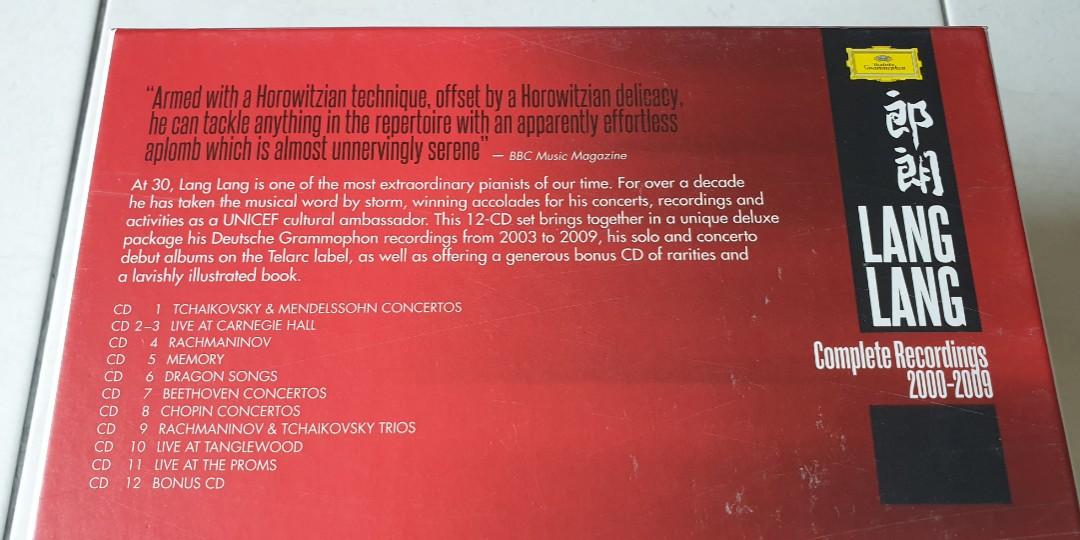 郎朗 = Lang Lang – Complete Recordings 2000–2009 – Box Set