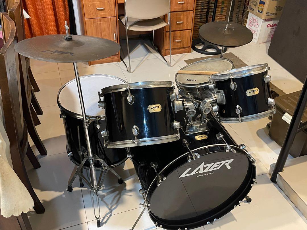 Lazer Drum Set Good Condition Complete Hobbies Toys Music