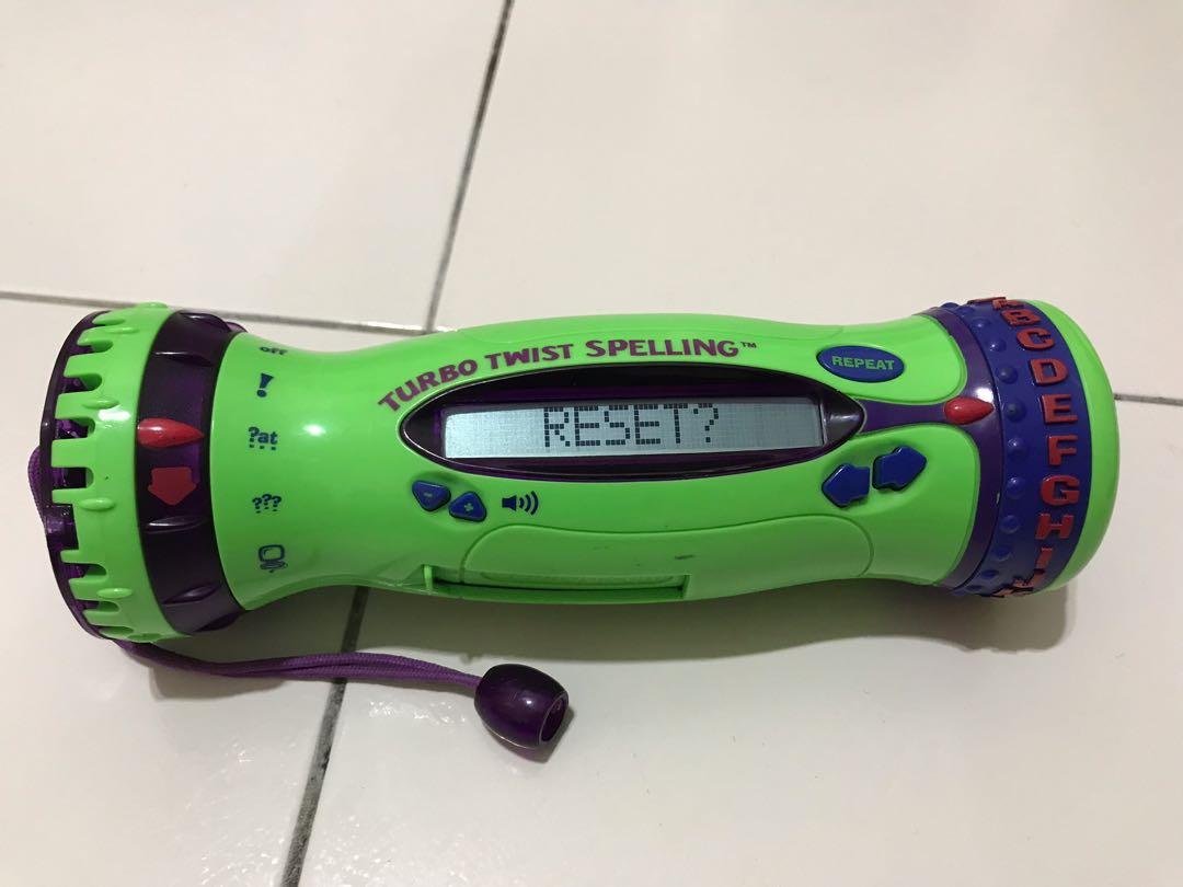 Leapfrog Turbo Twist Spelling, Hobbies & Toys, Toys & Games on Carousell