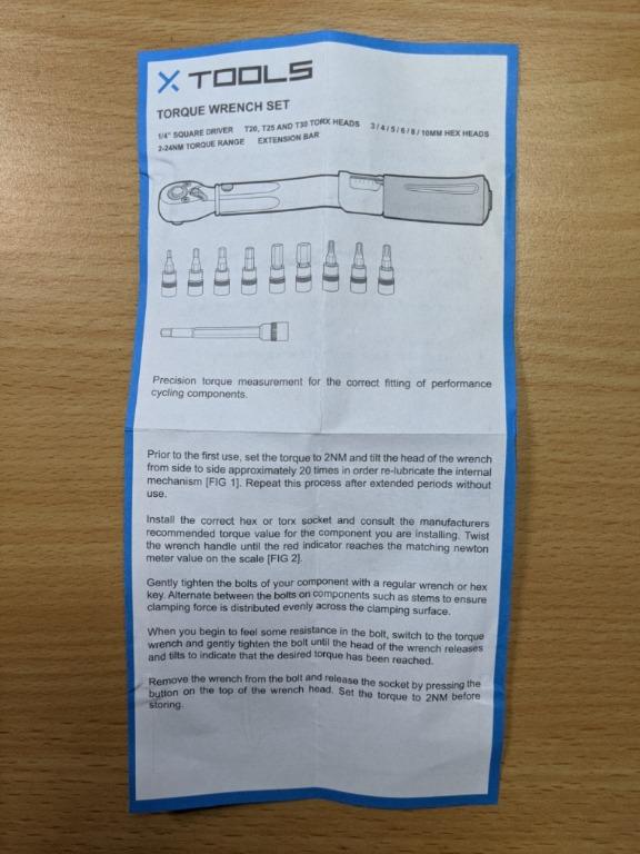 LifeLine Essential Torque Wrench Set, Sports Equipment, Bicycles