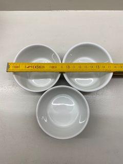 Little bowls in ceramics, set of 3