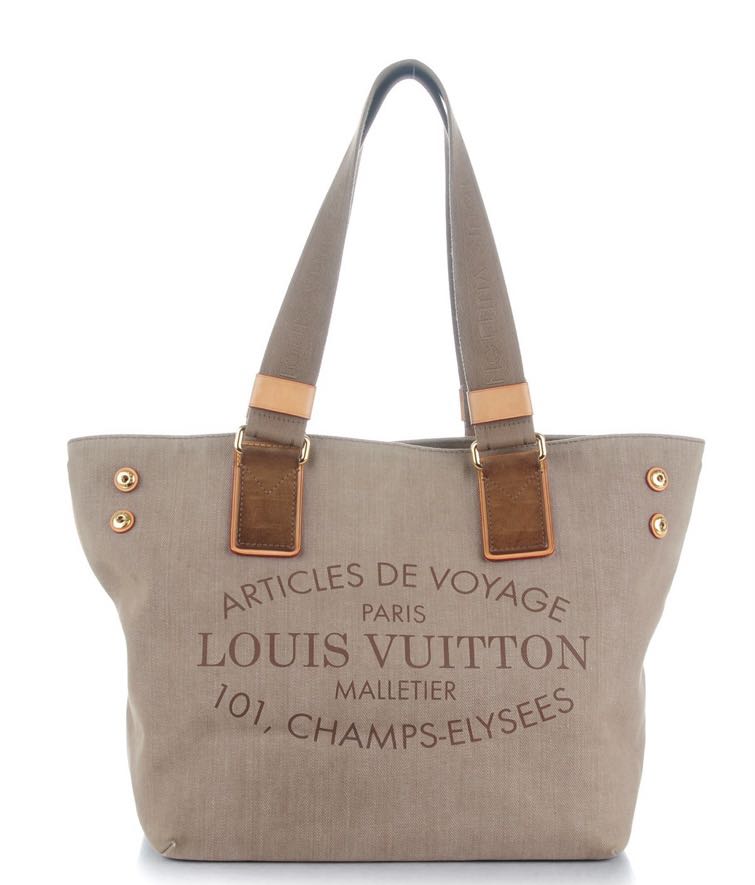 Sold at Auction: Louis Vuitton, LOUIS VUITTON 'CABAS ARTICLES DE VOYAGES'  TOTE BAG