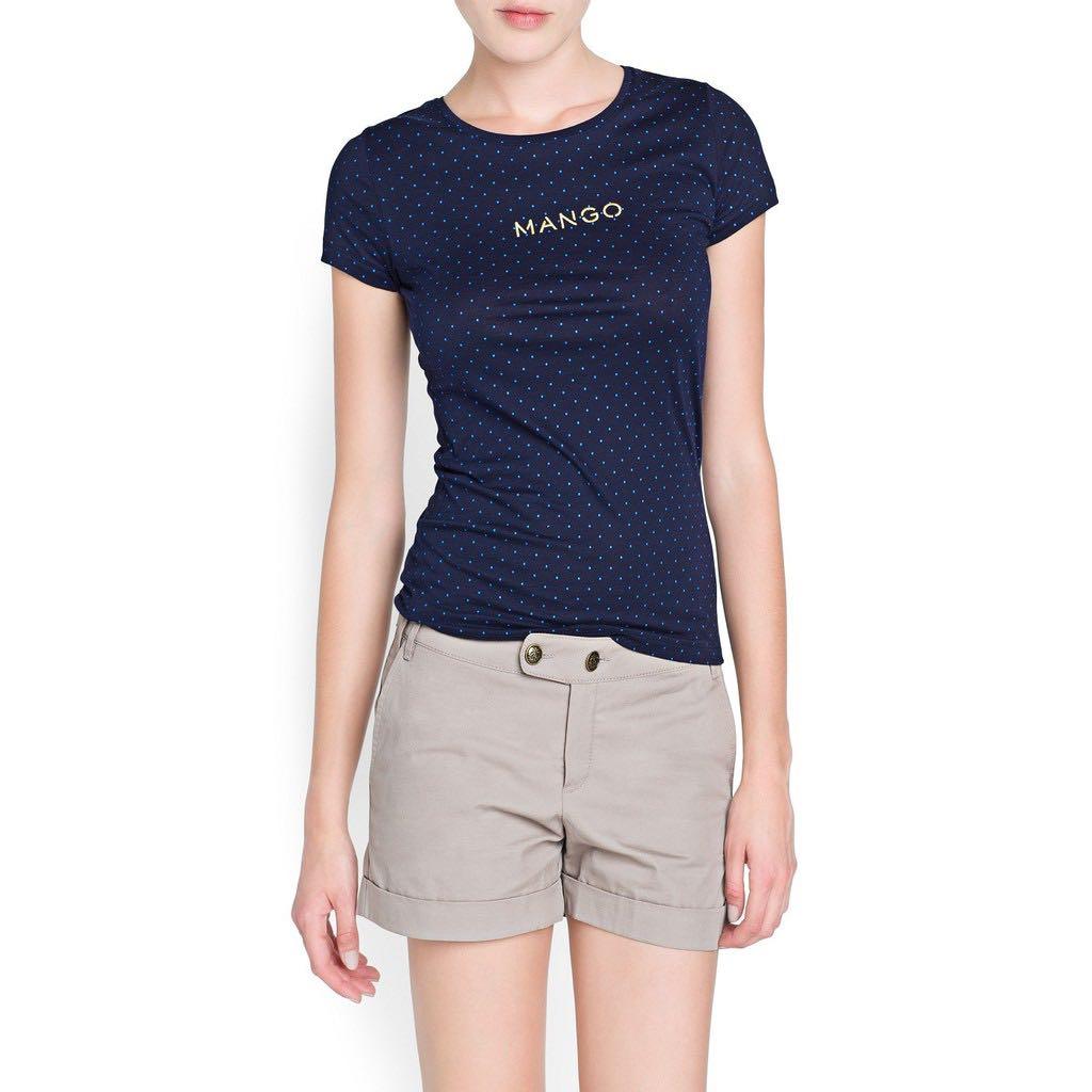 mango women's basic t shirt