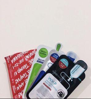 Mediheal mask Tea tree, charcoal WHP, biru NMF