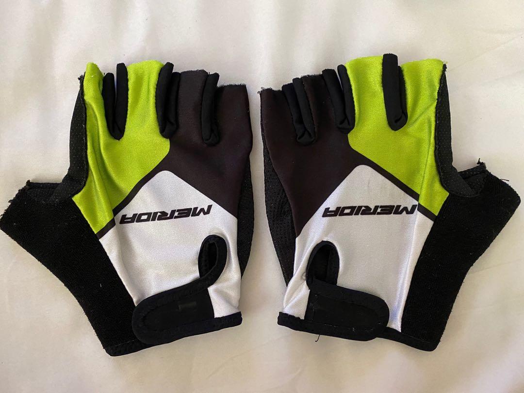 Merida cycling glove L Sports Equipment Bicycles Parts Bicycles on Carousell
