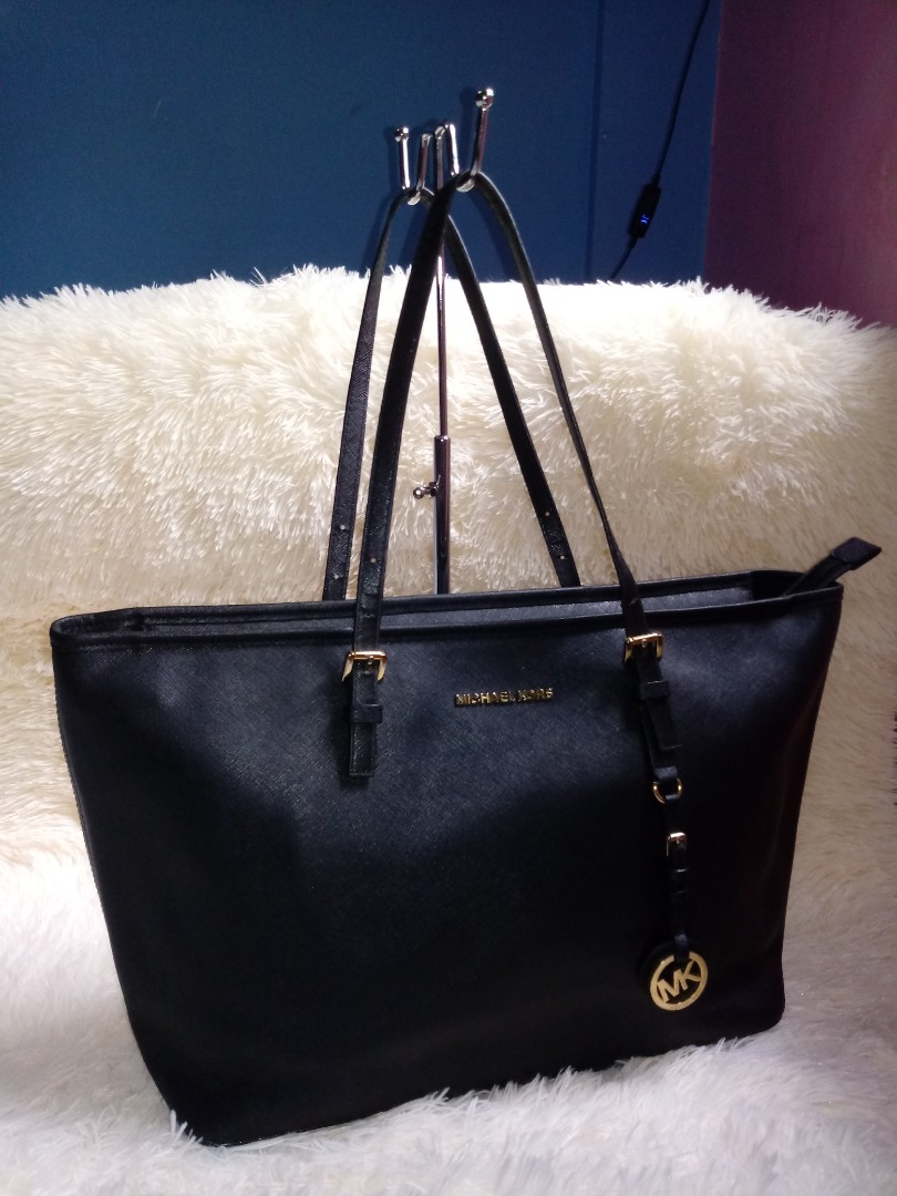 michael kors tote navy blue