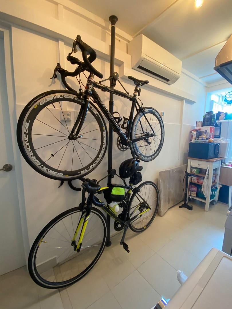 Bike tower stand top