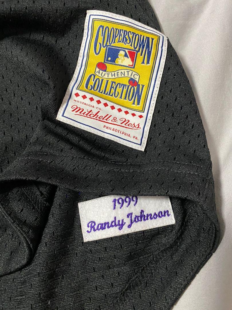 Mitchell & Ness Randy Johnson Black Arizona Diamondbacks Fashion  Cooperstown Collection Mesh Batting Practice Jersey for Men