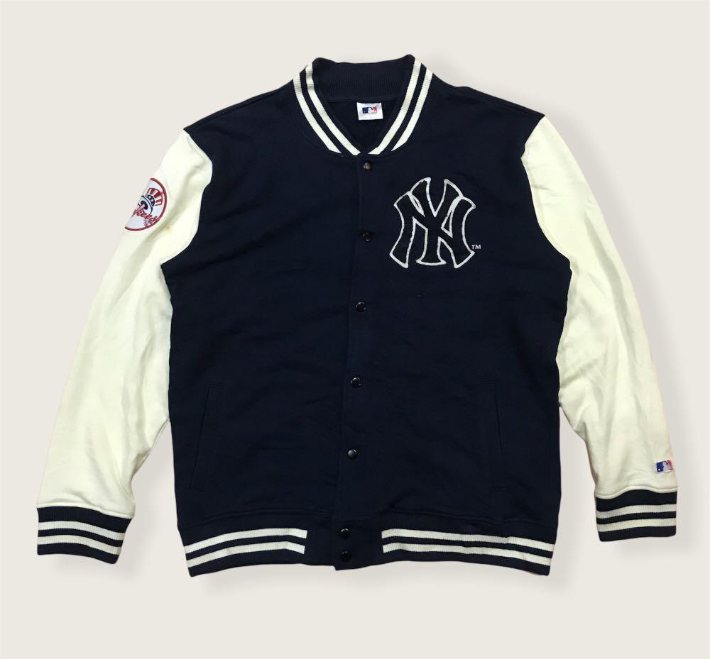 MLB New York Yankees Varsity Jacket Men s Fashion Tops Sets