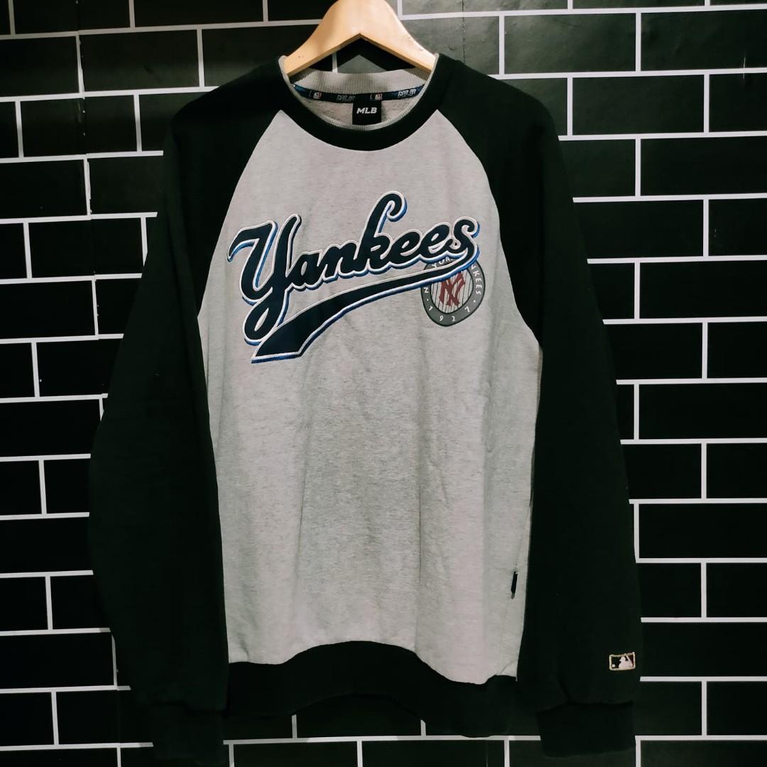 ADIDAS X MLB YANKEES JERSEY, Fesyen Pria, Pakaian , Atasan di Carousell