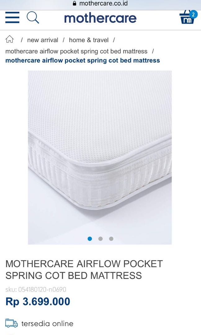 Mothercare coolplus spring cot bed 2025 mattress reviews