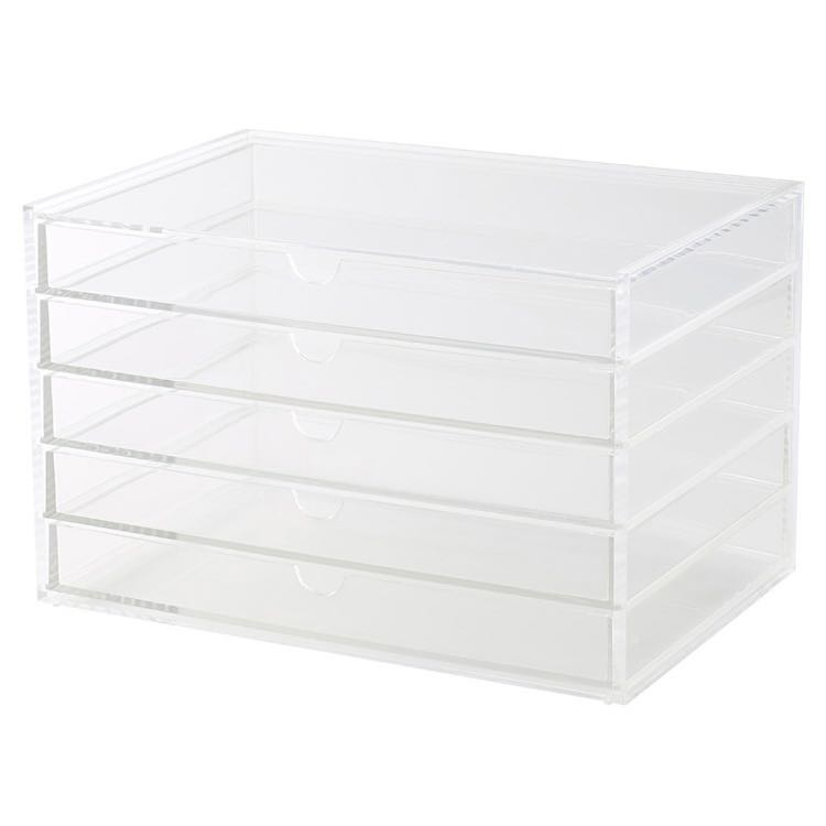MUJI 5 Drawer Acrylic Organizer, Furniture & Home Living, Home