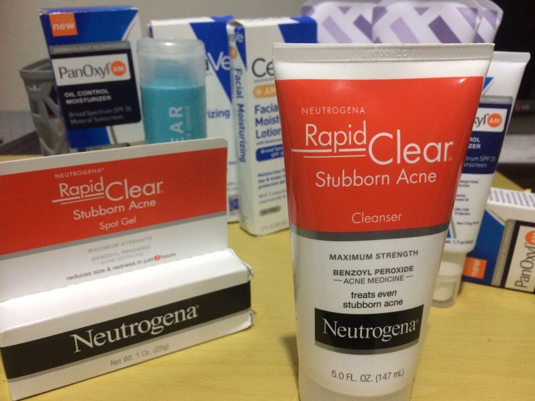 Neutrogena Benzoyl Peroxide 10% Cleanser (Category: Face Care) located in Manila. Submitted by domynik (Listing ID 1108326879, Image 3). Description: “Made to clear stubborn breakouts” Fresh from US. Benzoyl Peroxide as wash prevents excessive drying/irritation while enjoying the benefits of killing bacteria that causes acne. Wash form is also good for those annoyed by clothes losing color when in contact with Benzoyl Peroxode. Google Benzoyl Per