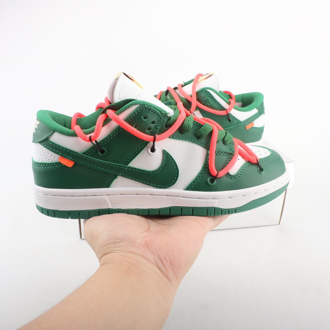 Off-white x futura x 'sb dunk hotsell low in white/pine green