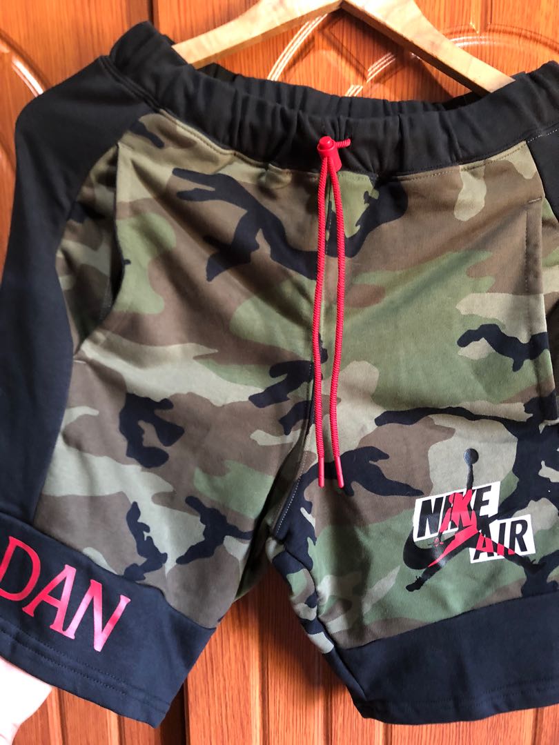 Nike x jordan camouflage shorts Men s Fashion Bottoms Shorts on