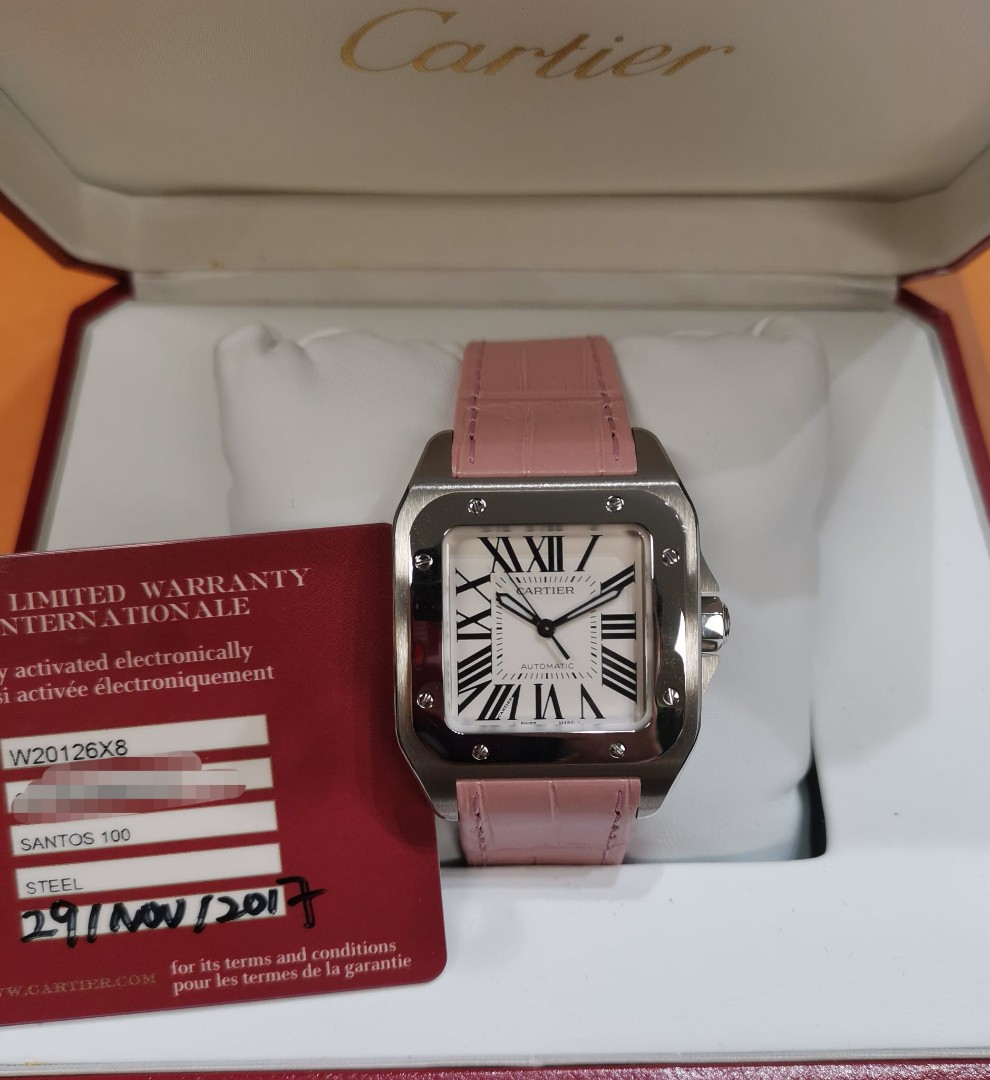 NOS，Cartier Santos W20126X8, 名牌, 手錶 