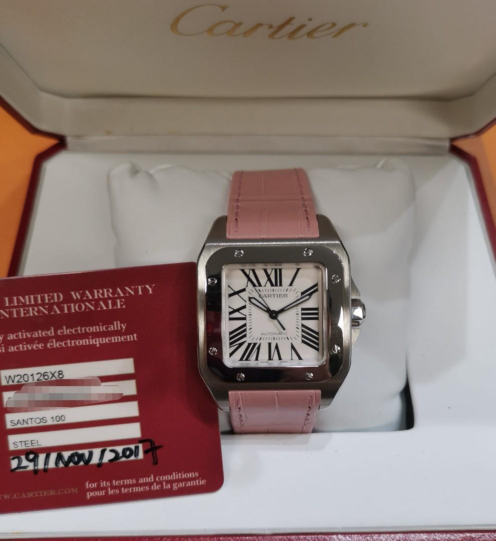 NOS，Cartier Santos W20126X8, 名牌, 手錶 