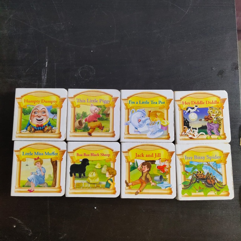 Nursery Rhymes Library Set, Hobbies & Toys, Books & Magazines, Children ...