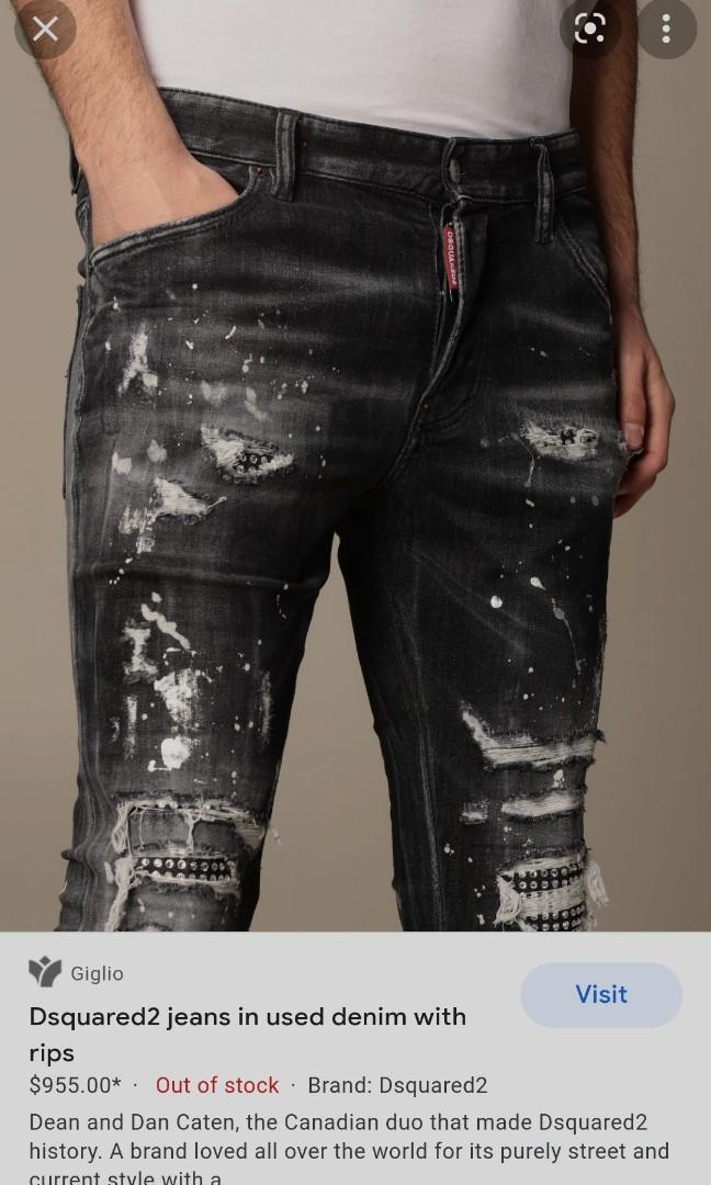 Dsquared jeans stock clearance