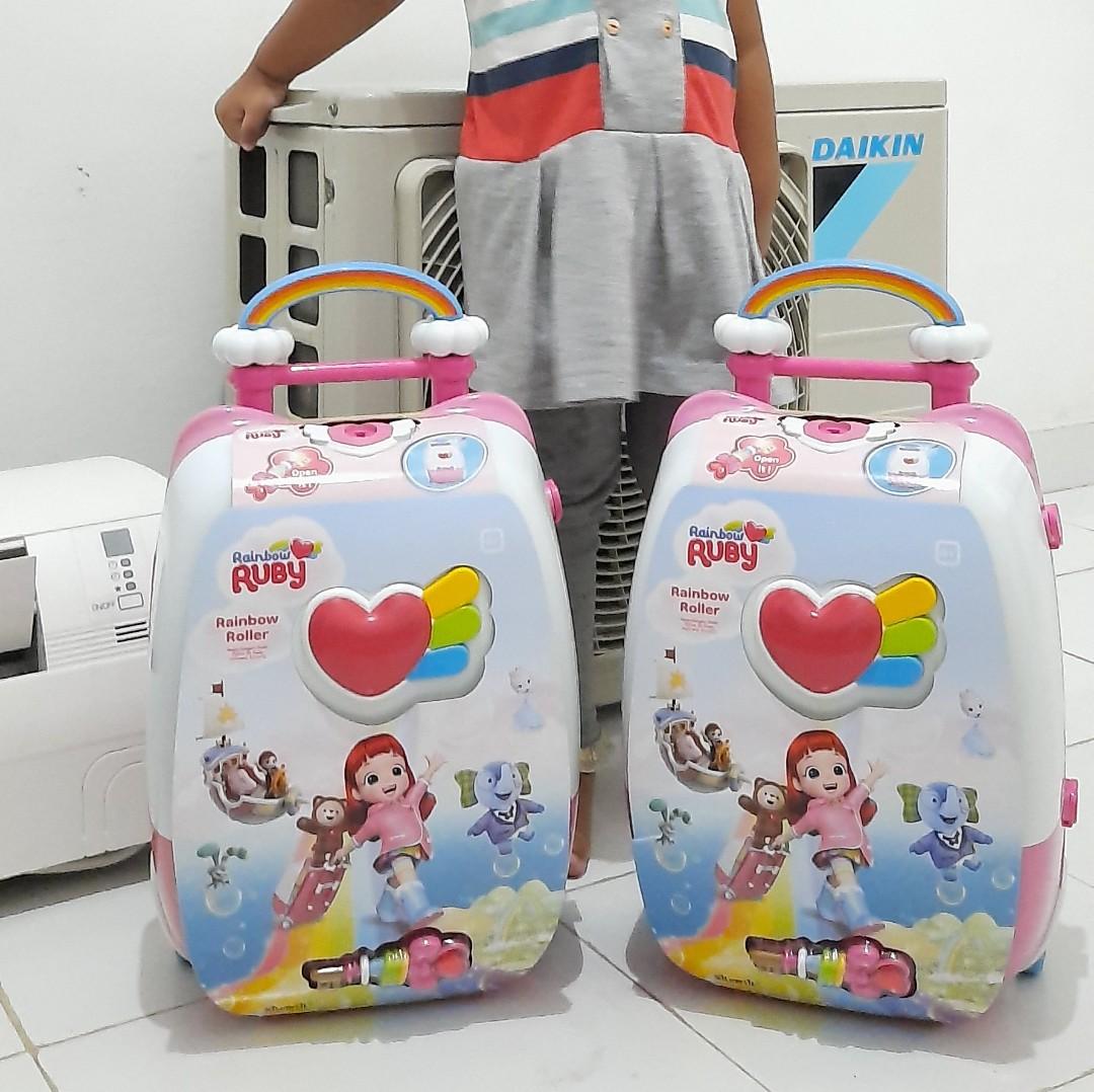 Rainbow ruby deals roller suitcase