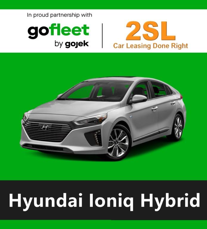 PHV Rental. Hyundai Ioniq Hybrid 2sl leasing availables car rent