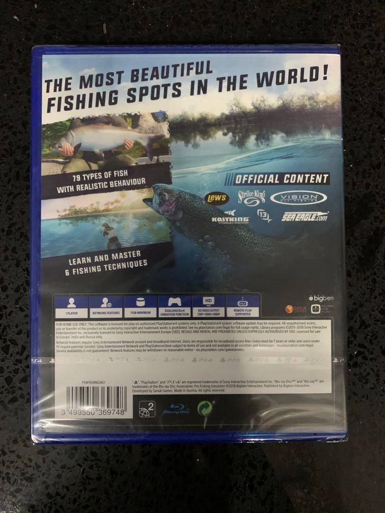 PS4 PRO FISHING SIMULATOR (R2) #PromoFreeShipping, Video Gaming, Video  Games, PlayStation on Carousell