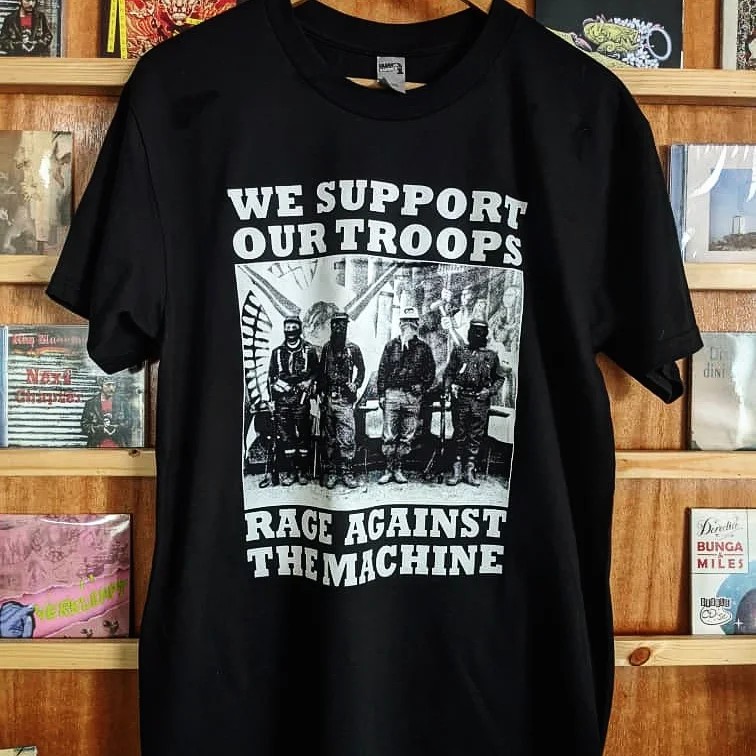 Rage Against The Machine We Support Our Troops Tshirt Adult Men S Fashion Activewear On Carousell