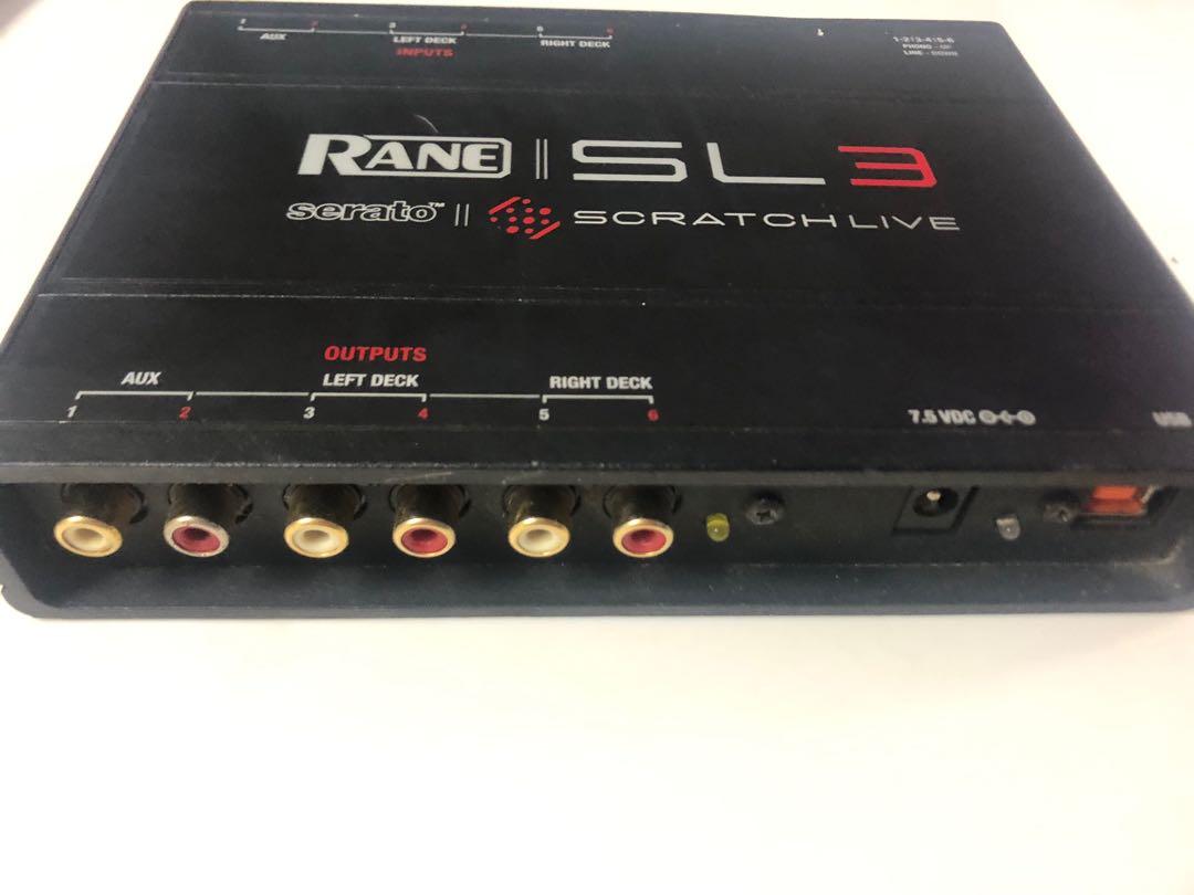 Rane SL3 Serato DJ Pro DVS Scratch Live