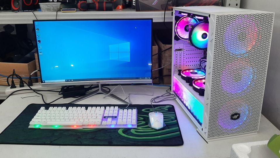 Ryzen 3 3200g - Computer Set (Category: Desktops) located in Taguig. Submitted by mqueen0324 (Listing ID 1108465980, Image 1). Description: For Sale: Computer Set Cash on delivery! Plug and Play! Free Installed: Games: GTA5, Call of Duty, and Valorant Windows 10 OS, MS Office, Adobe Photoshop, Indesign and Premier. Mode of Transaction: Store pick up or delivery, shipping fee will be shouldered by the buyer. Mode of Payment: Cash on delivery, Gcas