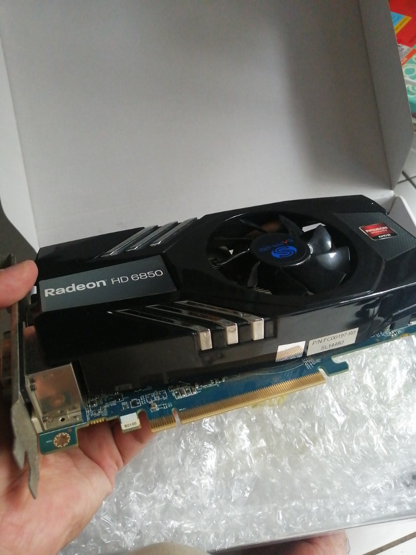 Sapphire radeon hd best sale 6850 1gb