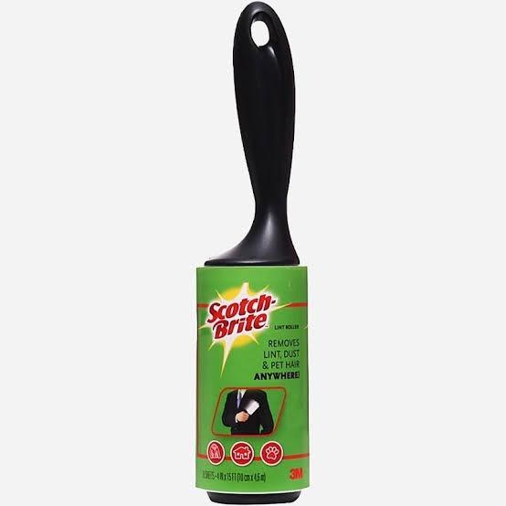 SCOTCH BRITE Lint Roller (Category: Cleaning Tools & Supplies) located in Manila. Submitted by abubotmanila (Listing ID 1108348361, Image 1). Description: Lint roller made with Scotch adhesive Keep clothes lint, fuzz and hair-free Can be used on couches, beds, carpet Perfect for pet owners.