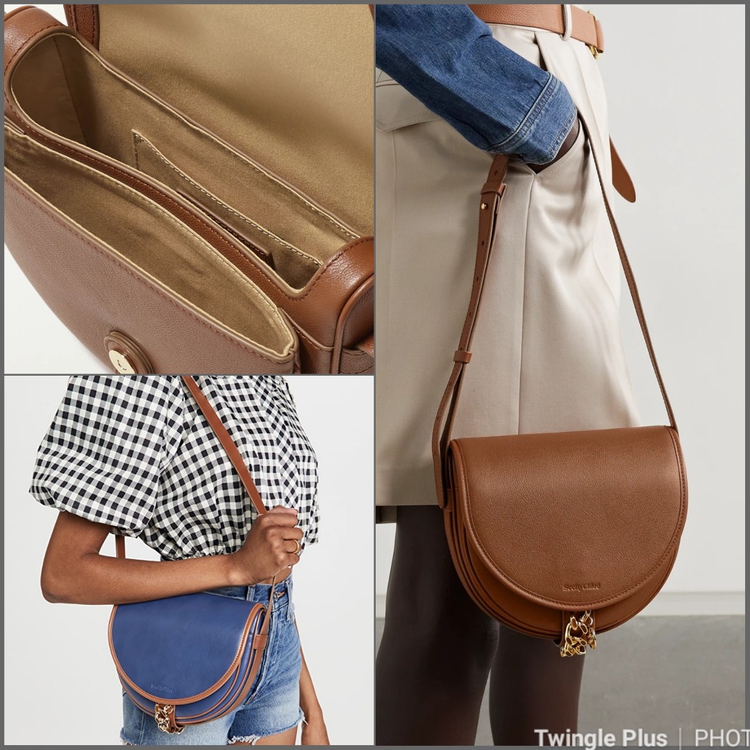 Mara leather saddle bag see by chloé clearance