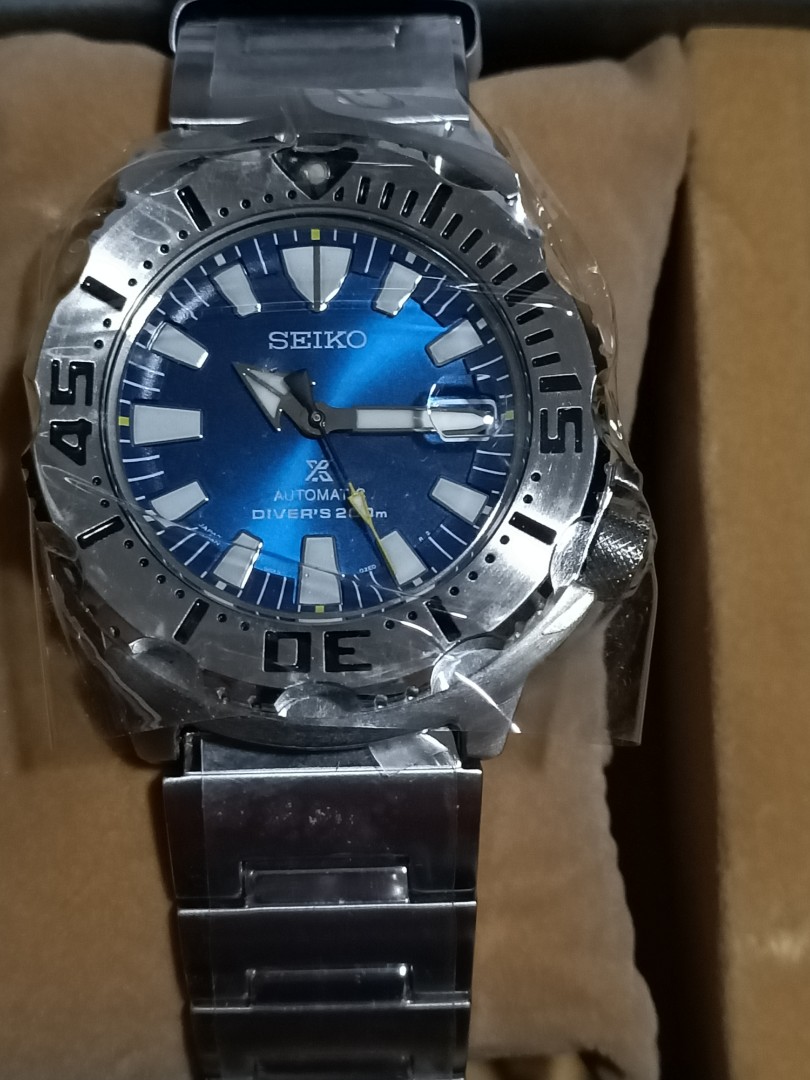 SEIKO BLUE CORAl Monster JDM Gen 3, Men's Fashion, Watches & Accessories,  Watches on Carousell