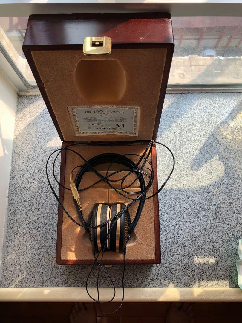Casque Sennheiser HD 540 Référence Gold – Occasion – Son Ouvert, Jack 3,5mm