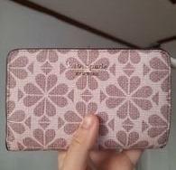 Spade Flower Coated Canvas Compact Wallet Women S Fashion Bags Wallets Wallets Card Holders On Carousell
