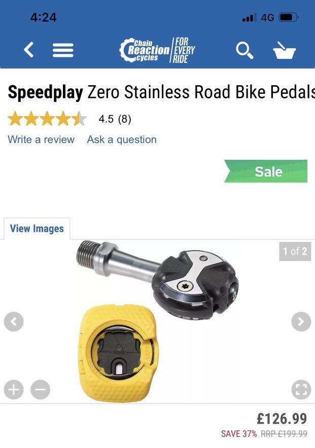 Speedplay zero advanced pedal system shop