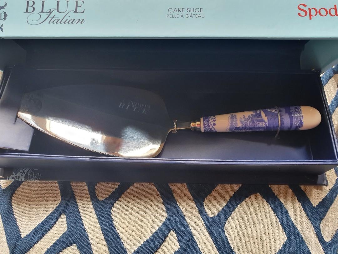 Spode Blue Italian Cake Knife (Category: Other Kitchenware & Tableware) located in Quezon City. Submitted by cl.rzl (Listing ID 1085513767, Image 3). Description: ON HAND!!!! 🏴󠁧󠁢󠁥󠁮󠁧󠁿English (UK) brand🇬🇧 as seen in Downton Abbey Material: Porcelain Dimensions: 10 inch Product Care: Hand Wash Blue Italian was used downstairs in the manor house of Dowager Countess of Grantham. It was launched in 1816 and is Spode’s oldest and most iconic de