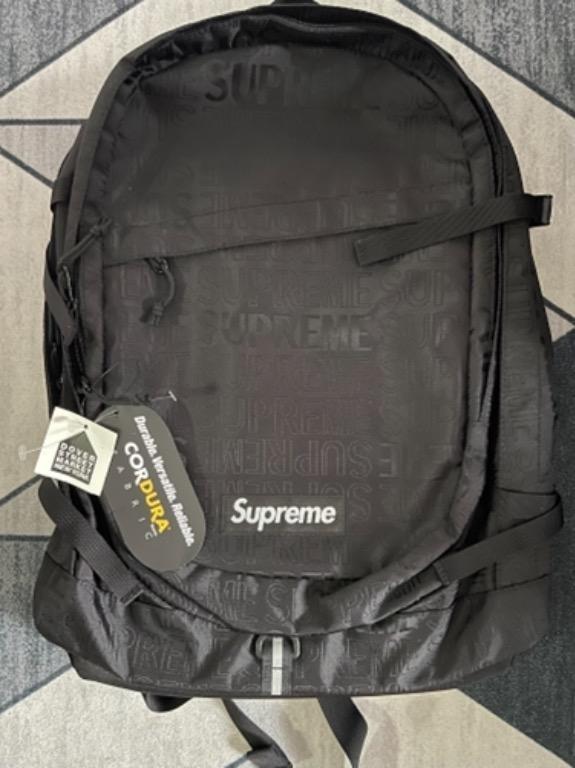 Supreme Backpack SS19 Black