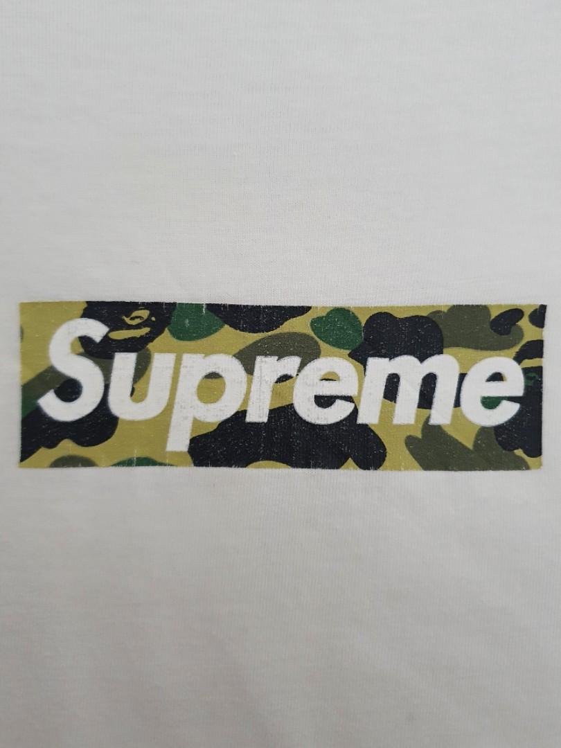 Supreme bape box logo store black