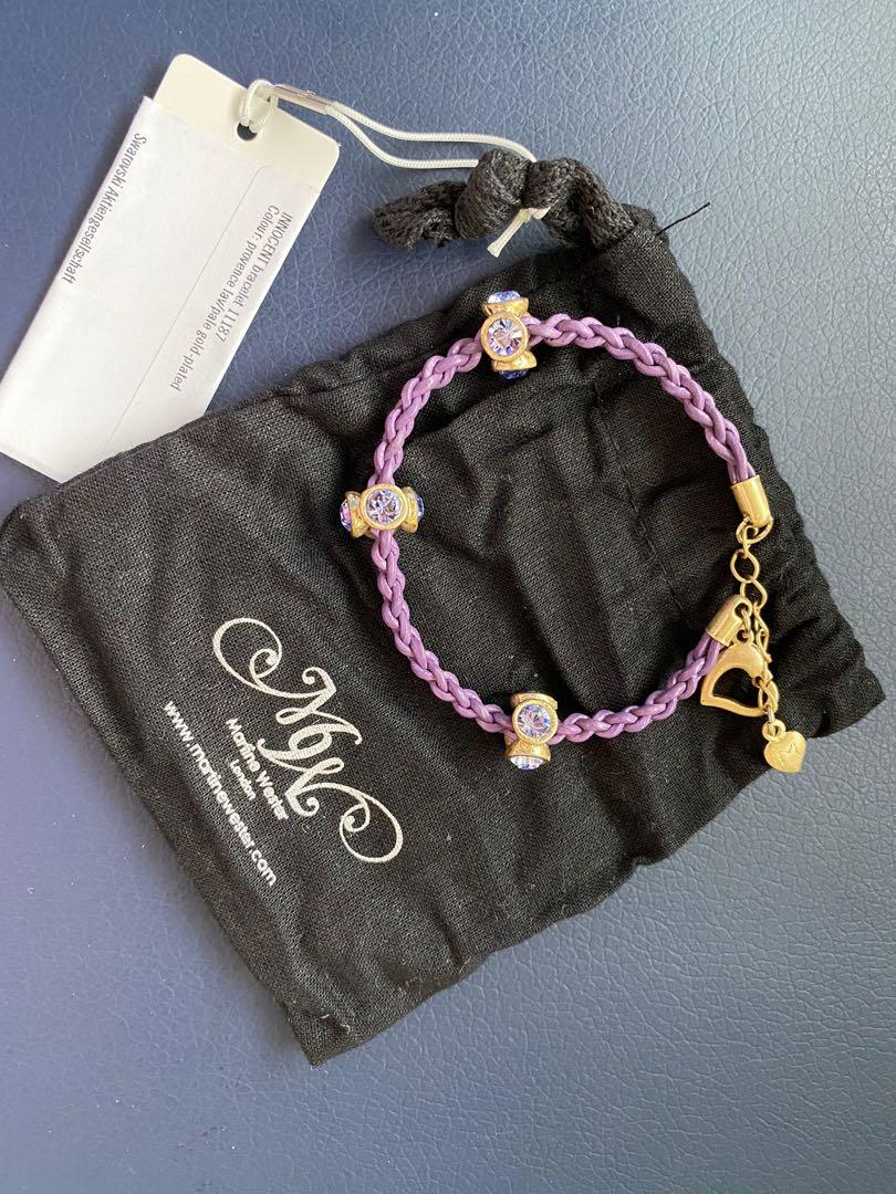 Swarovski purple crystal bracelet Women s Fashion Jewelry