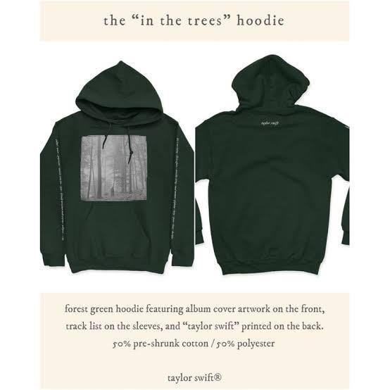 Taylor Swift Merch the “in the trees 